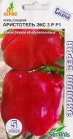 Перец Аристотель F1 эконом (Код: 84718): Раннеспелый гибрид. Растение компактное, невысокое. Плод пониклый, кубовидной формы, имеет гладкую глянцевую поверхность. Окраска плодов в технической спелости зелёная. Зрелые перцы имеют красный цвет, превосходный вкус и аромат, отличный товарный вид. Плоды крупные, средняя масса плодов не менее 400г, толщина стенки 9-10 мм. Рекомендуется для использования в свежем виде, домашней кулинарии и для консервирования. Ценность гибрида: раннеспелость, плод окрашивается за короткое время, высокие вкусовые качества плодов. Особенности выращивания: рекомендуется для выращивания в пленочных теплицах и открытом грунте. Рекомендуется выращивание рассады без пикировки, что обеспечит более ранний сбор урожая.

Фасовка 5шт

Производитель: Агрос