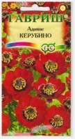 Адонис Керубино: Цвет: https://sibsadsemena.ru/index.php/katalog/product/view/123/73649
Однолетнее травянистое растение с простым или ветвистым стеблем, высотой до 30 см. Листья многократно рассеченные на мелкие дольки, создающие эффект зеленого