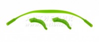 Шнурок со стопперами силиконовые (зеленый): 