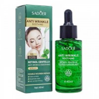 Антивозрастная сыворотка Sadoer Anti-Wrinkle Shooting Retinol Centella 40ml: Цвет: https://www.kosmetichca.ru/product/antivozrastnaya-syvorotka-sadoer-anti-wrinkle-shooting-retinol-centella-40ml/
SADOER Сыворотка от морщин антивозрастная, увлажняющая , 40 мл Успокаивающая сыворотка с гиалуроновой кислотой необходима сухой и чувствительной коже для увлажнения и уменьшения раздражения. Работая как магнит для воды, средство удерживает влагу в слоях эпидермиса и устраняет обезвоживание. У жирной кожи разглаживающая сыворотка применяется для сужения пор и выравнивания. Средство от расширенных пор и пигментации нормализует работу сальных желез и помогает впитывать натуральные компоненты. Универсальная кислотная сыворотка подходит для молодой и возрастной кожи.Применение: возможно и на ночь, и с утра перед нанесением макияжа. Перед использованием очистить кожу, нагреть руки, пальцами нанести несколько капелек сыворотки на лицо и/или шею. Избегать области вокруг глаз, не смывать. Средство быстро впитывается, не оставляет каких-либо следов после своего нанесения. Для максимального эффекта сыворотка наносится перед питательной или увлажняющей маской либо перед кремом. Состав: вода, пропилен гликоль, бетаин, ниацинамид, аллантоин, метилпарабен, аскорбиновая кислота, касторовое масло.