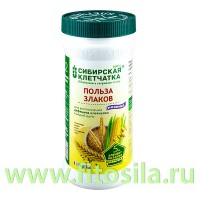 Сибирская клетчатка Польза злаков 280 г: Цвет: https://fitosila.ru/product/sibirskaa-kletcatka-polza-zlakov-280-g
Сибирская клетчатка Польза Злаков - эффективное, натуральное профилактическое средство. Это комплекс нерастворимых растительных волокон, которые улучшают качество рациона питания, предохраняет от многих заболеваний и проблем.
В первую очередь это нарушения пищеварительной и выделительной систем: запоры, геморрой, варикоз, онкологические заболевания толстого кишечника и прямой кишки, желчекаменная болезнь, диабеты- заболевания печени и почек, ожирение, аллергические реакции, дисбактериоз.
Клетчатка - не лекарство, после нескольких дней приема резкого улучшения здоровья не произойдет, ведь подрывали мы его годами и десятилетиями. После приема клетчатки питание становится более правильным, улучшается обмен веществ, снижается нагрузка на внутренние органы и системы организма.
Употребляющие клетчатку (уже через 3-5 дней) отмечают нормализацию стула, исчезновение застойных явлений в области таза, легкость, улучшение внешнего вида и самочувствия.