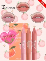 Набор матовых мини-помад Teayason You're A Peach Just A Tint Lip Crayon Bundle: Цвет: https://www.kosmetichca.ru/product/nabor-matovykh-mini-pomad-teayason-you-re-a-peach-just-a-tint-lip-crayon-bundle/
Набор водостойких помад с экстрактом персика Teayason Lipstick You're A Peach придаст невероятно соблазнительный вид губам. Помады сочитают в себе насыщенный цвет и стойкую формулу, придавая губам матовый оттенок и выразительный объем. Масла в составе великолепно смягчают, питают и глубоко увлажняют кожу на губах, способствуют сохранению водного баланса клеток кожи, эффективно защищают губы от вредного воздействия окружающей среды в течение долгого времени. В составе набора - 3 помады нюдового оттенка. Основные действующие компоненты: Экстракт персика успокаивает кожный покров и устраняет признаки обветривания, насыщает губы цветом,активизирует процессы регенерации клеток. Масло жожоба смягчает, увлажняет губы, защищает их от пагубного воздействия ультрафиолетовых лучей в любое время года. Масло виноградных косточек способствует насыщению питательными компонентами, помогает разгладить кожу и устранить трещинки на губах, придает объем. Витамин Е укрепляет сосуды, повышает барьерные свойства кожи. Способ применения: Нанесите помаду на губы равномерным слоем. Для создания эффекта пухлых губ сначала обведите контур, а затем заполните весь объем.