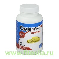 Омега-3 RealCaps - БАД, № 90 капсул х 700 мг: Цвет: https://fitosila.ru/product/omega-3-realcaps-kaps700mg-no90
Одна капсула содержит 500мг высокоочищенного рыбьего жира из рыб северных морей, стабилизированного смесью натуральных токоферолов.
Применяется в качестве биологически активной добавки к пище - дополнительного источника полиненасыщенных жирных кислот (ПНЖК) Омега-3, в т.ч эйкозапентаеновой и докозагексаеновой кислот.