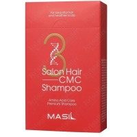 Masil Шампунь для волос восстанавливающий с аминокислотами / 3 Salon Hair CMC Shampoo, 20 шт. х 8 мл: Цвет: https://kristaller.pro/catalog/product/masil_shampun_dlya_volos_vosstanavlivayushchiy_3_salon_hair_cmc_shampoo_8_ml_20_sht/
Штрих-код: 8809494545682
Артикул: 17772
Бренд: Masil
Срок годности (мес.): 36
Страна бренда: Южная Корея
Страна изготовитель: Южная Корея
Объем: 8 мл x 20 шт.
Для кого (пол): Девушке
Бренд-код: 5682/0118
Интенсивный восстанавливающий шампунь Masil 3 Salon Hair CMC Shampoo рекомендован в качестве дополнительного уходового средства за тонкими, повреждёнными волосами. Несмотря обилие ухаживающих компонентов, средство никак не влияет на скорость загрязнения волос, не скрадывает объём и не утяжеляет. Шампунь оказывает разглаживающее воздействие. Данный эффект обеспечивает лёгкое расчёсывание и делает волосы более податливыми для укладки. Средство подходит для ежедневного использования. Активные компоненты Пантенол и масло макадамии в составе формулы обеспечивают локонам потрясающую мягкость. Напитывая волосы влагой снаружи и изнутри, вместе они дарят им упругость и здоровый блеск. Локоны становятся живыми и ухоженными. Кератин и пшеничный протеин заполняют пустоты, возникшие на поверхности волоса из-за окрашивания, горячих приборов или механического воздействия. Восстанавливая его целостность, протеины делают волос плотным и гладким. Сечение становится менее заметным, а риск ломкости волос значительно снижается. Аминокислоты , обладающие выраженными увлажняющими свойствам, делают волосы напитанными и не дают им "пушиться". Способ применения Необходимое количество средства нанесите на влажные волосы, вспеньте, слегка массируя кожу головы. Тщательно промойте тёплой водой. Состав Water, Ammonium Lauryl Sulfate, PEG-8, Ammonium Laureth Sulfate, Glycerin, Urea, Cocamidopropyl betaine, Disodium laureth sulfosuccinate, Cocamide MEA, Propylene Glycol, Fragrance, Sodium benzoate, Betaine, Sodium Chloride, Guar Hydroxyprop- yltrimonium Chloride, Menthol, Salicylic acid, Panthenol, Phenoxyethanol, Citric Acid, Butylene Glycol, Allantoin, Disodium EDTA, Hydrolyzed Collagen, Macadamia Ternifolia Seed Oil, Gelatin, Hydrogenated Lecithin, Hydrolyzed Keratin, Vitis Vinifera (Grape) Seed Oil, Avena Sativa (Oat) Kernel Extract, Glycine, 1,2-Hexanediol, Serine, Glutamic Acid, Hydrolyzed Conm Protein, Hydrolyzed Soy Protein, Hydrolyzed Wheat Protein, Aspartic Acid, Leucine, Ceramide 3, Alanine, Lysine, Arginine, Tyrosine, Phenylalanine, Proline, Threonine, Valine, Isoleucine, Ceramide 1, Histidine, Cysteine, Methionine, Ceramide 2, Ceramide 4, Ceramide 6 (ll).