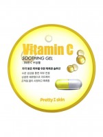 Мультифункциональный гель для лица и тела PRETTYSKIN Vitamin C Soothing Gel 300 ml: Цвет: https://www.kosmetichca.ru/product/multifunktsionalnyy-gel-dlya-litsa-i-tela-prettyskin-vitamin-c-soothing-gel-300-ml/
Мультифункциональный гель «PRETTYSKIN» обладает увлажняющим и охлаждающим действием. Гель мгновенно напитывает кожу влагой, повышает плотность и упругость кожи, а также снимает покраснения и раздражения. Витамин С действует как антиоксидант: разглаживает морщины, улучшает текстуру и цвет кожи, уменьшает пигментацию, подавляя тирозиназу - фермент, который синтезирует выработку меланина. Также он стимулирует синтез коллагена и эластина – белков, которые отвечают за упругость кожи. Экстракт листьев оливкового дерева обладает антиоксидантными и противовоспалительными свойствами. Экстракт помогает уменьшить воспаления, восстановить повреждения, питать и увлажнять кожу, а также замедлять процессы старения. Коллоидное золото обладает регенерирующим действием, а также является проводником для других активных веществ. Прозрачная, нелипкая текстура геля сразу же впитывается, делая кожу гладкой и упругой.Способ применения: нанесите гель на кожу лица или тела легкими массажными движениями, оставьте до полного впитывания. Гель можно использовать как на коже, так и на волосах, в том числе в качестве лосьона после бритья и охлаждающее средство после загара. Меры предосторожности: только для наружного применения. Возможна индивидуальная непереносимость компонентов. В случае раздражения прекратить использование.Избегать попадания в глаза, при контакте промыть водой.Условия хранения: хранить в недоступном для детей месте. Хранить при температуре от +5°C до +25°C. Избегать попадания прямых солнечных лучей. Состав: очищенная вода, глицерин, бутиленгликоль, полисорбат-80, 1,2-гександиол, бетаин, карбомер, трометамин, аскорбиновая кислота (100ppm), вода цветков ромашки марокканской (Ormenis Mixta), экстракт меда, экстракт черники, экстракт зеленого чая, экстракт коллагена, экстракт листьев оливок, гиалуроновая кислота, феноксиэтанол, аллантоин, золото, ароматизатор.