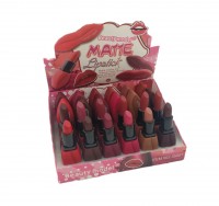 Матовые помады для губ Beauty Model Matte Lipstick 12 шт: Цвет: https://www.kosmetichca.ru/product/matovye-pomady-dlya-gub-beauty-model-matte-lipstick-12-sht/
Помада с мягкой кремовой текстурой. Они смягчают и увлажняют нежную кожу, защищая от пересыхания и негативных факторов окружающей среды. Благодаря комплексу специально обработанных пигментов средство создает равномерное покрытие. Помады не сушат губы, при этом стойкость на весь день