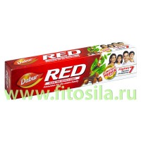 Зубная паста аюрведическая "Дабур" Red, 100 г: Цвет: https://fitosila.ru/product/zubnaa-pasta-aurvediceskaa-dabur-red-100-g
Освежающая зубная паста «Красная - DABUR RED » на основе аюрведических рецептов подходит и для взрослых, и для детей. В составе пасты комплекс микроэлементов, в частности, фосфор, кальций, фтор, хром, кремний, лантан. Паста укрепляет эмаль зубов, очищает зубы от налёта, помогает устранить воспаления дёсен и инфекционные процессы в ротовой полости. В основе состава – лекарственные травы, которые, по Аюрведе, восстанавливают Капху и Вата-доши. «Красная» зубная паста помогает избавиться от заболеваний зубов и дёсен, уменьшает кровоточивость дёсен и освежает дыхание.