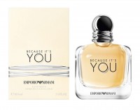 Emporio Armani Because It’s YOU, Edp 100ml: Цвет: https://www.kosmetichca.ru/product/4979/
Выпущенный в 2017 году Emporio Armani Because It’s You от марки Giorgio Armani классифицируется как женский аромат и принадлежит семействам Фруктовые и Цветочные. Его автором является парфюмер Анн Флипо. Emporio Armani Because It’s You входит в коллекцию Emporio Armani.Малина и Нероли образуют стартовый аккорд композиции, в сердце ─ Роза; базу составляют Мускус (белый мускус), Пачули и Ваниль.Стойкость - 7 часов.