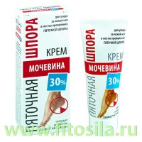 Крем Пяточная шпора Мочевина 30% туба 75мл "МедикоМед®": Цвет: https://fitosila.ru/product/krem-patocnaa-spora-mocevina-30-tuba-75ml-medikomedr
Мочевина (гидроксиэтилмочевина) снимает напряжение стресса, создает пролонгированный эффект воздействия активных компонентов.
Увлажняет, смягчает, регулирует водный клеточный баланс, способствует естественному отшелушиванию ороговевшего эпидермиса, восстанавливает эластичность кожи стоп, улучшает сенсорные ощущения.
Композиция масел улучшает местное кровообращение в проблемных зонах, улучшает питание тканей кожи, способствует выведению шлаков, снижает напряжение стресса в области нагрузок.
Экстракты володушки, хрена, сирени, ивы в сочетании с эфирными маслами облегчают состояние в проблемных зонах, способствуют уменьшению болевых ощущений, приятно охлаждают.