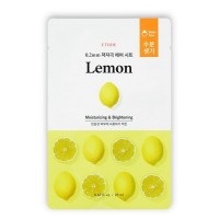 Etude Тканевая маска с экстрактом лимона / 0.2 Therapy Air Mask Lemon, 20 мл: Цвет: https://kristaller.pro/catalog/product/etude_tkanevaya_maska_s_ekstraktom_limona_0_2_therapy_air_mask_lemon_20_ml/
Бренд: ETUDE
Срок годности (мес.): 36
Страна бренда: Южная Корея
Страна изготовитель: Южная Корея
Объем: 20 мл
Кол-во в упаковке: 1 шт.
Штрих-код: 8809668016277
Тканевая маска для лица с экстрактом лимона эффективно осветляет, тонизирует, увлажняет и придает ровный здоровый тон коже. Экстракт лимона (2,500 мг) благодаря высокому содержанию лимонной, аскорбиновой и яблочной кислоты, способствует более полному очищению кожи от отмерших клеток, улучшает состояние комбинированной и жирной кожи в целом, нормализует процессы эпителизации, уменьшает плотность комедонов и размеры пор. Оказывает антибактериальное действие, стимулирует процесс регенерации клеток кожи, разглаживает мелкие морщинки. Витамин С способствует повышению упругости кожи и разглаживанию морщин, ускоряет процессы ранозаживления и способствует уменьшению купероза, оказывает осветляющее действие, так как блокирует процесс образования меланина. Способ применения Приложите маску на очищенную кожу лица на 10-20 минут. Остатки сыворотки распределите по коже.