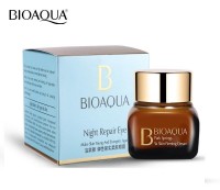 Bioaqua Night Repair Eye Ночная крем-сыворотка для век: Цвет: https://www.kosmetichca.ru/product/bioaqua-night-repair-eye-nochnaya-krem-syvorotka-dlya-vek/
Благодаря воздействию активных компонентов крема (масло ши, дрожжевой экстракт) кожа мгновенно возвращает себе сияние молодости. При регулярном использовании результат закрепляется: кожа выглядит молодой, визуальные признаки старения становятся менее заметны. Деликатный крем основан на технологиях, способствующих укреплению нежной кожи вокруг глаз. Эффективно борется с темными кругами, отечностью и морщинами. Нежная текстура крема для век позволяет ему мгновенно впитываться, насыщая кожу влагой, сглаживая мелкие морщинки вокруг глаз, убирая мешки под глазами. Применение: после очищения кожи равномерно нанесите необходимое количество крема на кожу вокруг глаз, массируйте подушечками пальцев по массажным линиям до полного впитывания. Используйте ежедневно 2 раза в день.