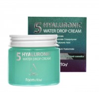 Крем для лица с гиалуроновой кислотой FarmStay Hyaluronic 5 Water Drop Cream 80 ml: Цвет: https://www.kosmetichca.ru/product/krem-dlya-litsa-s-gialuronovoy-kislotoy-farmstay-hyaluronic-5-water-drop-cream-80-ml/
Мгновенное, глубокое и длительное увлажнение обеспечивает крем с 5 видами гиалуроновой кислоты. Предназначен для обезвоженной кожи любого типа. Крем создан по технологии Water Drop – при нанесении на кожу образуются мельчайшие капельки влаги, которые поглощаются кожей, проникая через поры в её глубокие слои. Преимущества : приятно освежает, успокаивает раздражения и устраняет шелушения, восстанавливают кожу после стресса, повышает эластичность кожи. При регулярном применении крема "выталкиваются" сухие заломы, образовавшиеся из-за нехватки влаги, кожа наполняется объемом, разглаживается сеточка мелких морщин, глубокие становятся менее выраженными. Гиалуроновая кислота увлажняет кожу как на поверхности, так и в глубоких слоях. На поверхности создает незаметную тончайшую пленку, которая предотвращает испарение воды, сохраняя влагу внутри. Способствует заживлению ран, влияет на иммунные реакции, защищает клетки от свободных радикалов, оберегает кожу от преждевременного старения. Ниацинамид эффективно справляется с гиперпигментацией кожи: осветляет и уменьшает возрастные пятна, убрает следы пост-акне, снимает покраснения, выравнивает тон кожи. Аденозин регулирует окислительно-восстановительные процессы в клетках кожи, замедляя её старение, способствует разглаживанию морщин. Способ применения : Нанести на очищенную и тонизированную кожу. Объём: 80 мл Состав: Water, cyclopentasiloxane, butylen glycol, dimethicone, cyclohexasiloxane, niacinamide, glycerin, PEG-10 dimethicone/vinyl dimethicone crosspolymer, sodium chloride, dimethicone/vinyl dimethicone crosspolymer, sodium hyaluronate(105,3 ppm), sodium hyaluronate crosspolymer(2,2ppm), hydrolyzed hyaluronic acid (1,8ppm), hyaluronic acid (0,8 ppm), hydrolyzed sodium hyaluronate(0,1 ppm), Ethylhexylglycerin, allantoin,1,2-hexanediol, pentylene glycjl, adenosine, chlorphenesin, disodium EDTA, fragrance.