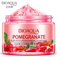 НОЧНАЯ МАСКА BIOAQUA С ЭКСТРАКТОМ ГРАНАТА И ГИАЛУРОНОВОЙ КИСЛОТОЙ: Цвет: https://www.kosmetichca.ru/product/nochnaya-maska-bioaqua-s-ekstraktom-granata-i-gialuronovoy-kislotoy/
Ночная маска Bioaqua с экстрактом граната и гиалуроновой кислотой глубоко увлажняет кожу, осветляет, наполняет жизненной силой и энергией. Экстракт граната, входящий в состав, богат источником фолиевой кислоты и антиоксидантов, которые защищают кожу от вредного воздействия окружающей среды. Регулирует секрецию сальных желез, обеспечивает антибактериальную защиту, восстанавливает баланс кожи. Гиалуроновая кислота-одно из лучших и безопасных синтезированных веществ не животного происхождения, направленных на улучшение структуры коллагеновых волокон, происходящих в результате возрастных изменений. Со временем наш организм уменьшает выработку естественной гиалуроновой кислоты, но разработанный аналог не животного происхождения обладает той же уникальной способностью проникать и воздействовать все слои эпидермиса, не вызывая при этом аллергии, и не отторгаясь, как нечто инородное. Гиалуроновая кислота, в составе маски, воздействует на глубокие ткани кожи, стимулирует кровообращение и улучшает питание клеток, ускоряет синтез коллагена. А так же обеспечивает долгосрочную защиту от потери влаги, пыли, свободных радикалов и УФ-излучений.