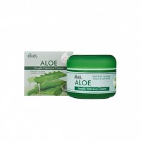 Крем для лица с экстрактом Алоэ Ekel Ample Intensive Cream Aloe 100g: Цвет: https://www.kosmetichca.ru/product/krem-dlya-litsa-s-ekstraktom-aloe-ekel-ample-intensive-cream-aloe-100g/
Крем с алоэ эффективно увлажняет и ускоряет регенерацию клеток, повышает эластичность кожи. Ключевой компонент крема – алоэ, который является прекрасным увлажнителем, оказывает очищающее и освежающее действие. Он отражает атаку свободных радикалов кислорода, предотвращает разрушение клеток, улучшает обмен веществ, выравнивает тон лица и улучшает его цвет. Средство подходит для всех типов кожи, и даже для самой чувствительной. Способ применения: использовать как завершающий этап ухода за кожей. Небольшое количество крема нанести на лицо и шею, нежными похлопывающими движениями распределить крем по поверхности кожи. Крем можно использовать как основу под макияж. Состав: Water, Mineral Oil, Butylene Glycol, Glycerin , Isopropyl Myristate , Cetearyl Alcohol , Glyceryl Stearate , PEG-100 Stearate, Arbutin, Caprylic/Capric Triglyceride, Sodium Hyaluronate , Urea, Polysorbate 60 , Sorbitan Stearate, Dimethicone, Carbopol 940, Triethanolamine , Phenoxyethanol , Methylparaben, Betaine, Panax Ginseng Callus Culture Extract , Aloe Barbadensis Leaf Juice , Fragrance, Disodium EDTA, Propylparaben, Tocopheryl Acetate, Adenosine, Ubiquinone , Centella Asiatica Extract , Hamamelis Virginiana (Witch Hazel) Water , Scutellaria Baicalensis Root Extract , Camellia Sinensis Leaf Extract , Althaea Rosea Flower Extract , Cucumis Sativus (Cucumber) Extract , Rosmarinus Officinalis (Rosemary) Leaf Extract , Punica Granatum Fruit Extract , Olea Europaea (Olive) Fruit Extract , Portulaca Oleracea Extract.