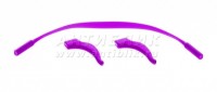 Шнурок со стопперами силиконовые (фиолетовый): 