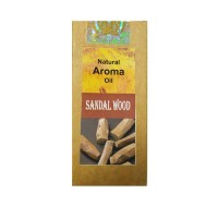 Natural Aroma Oil SANDAL WOOD, Shri Chakra (Натуральное ароматическое масло САНДАЛОВЫЙ ЛЕС, Шри Чакра), Индия, 10 мл.: 