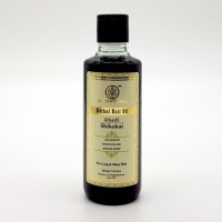 Herbal Hair Oil Khadi SHIKAKAI, Khadi Natural (Масло для волос Кхади ШИКАКАЙ, Для длинны и сияния волос), 210 мл.: 
