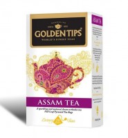 ASSAM TEA, Golden Tips (АССАМ 100% Индийский листовой чай, коробка 20 пакетиков-пирамидок, Голден Типс), 40 г.: У нас Вы можете купить ASSAM TEA, Golden Tips (АССАМ 100% Индийский листовой чай, коробка 20 пакетиков-пирамидок, Голден Типс), 40 г. по низкой цене, с доставкой по всей России. Артикул: 8901205007028 Наличие: Есть в наличии Производитель: Golden Tips

ОПИСАНИЕ ТОВАРА Чистый, несмешанный чай. (Single Farm/Unblended Tea) «Golden Tips», основан в 1933 году в Индии, где выращиваются лучшие чаи мира, призванные олицетворять искусство употребления чая для гурманов. Является одним из старейших и наиболее известных брендов из Индии. Бренд, созданный в Дарджилинге, по достоинству оценен ценителями и любителями чая по всему миру за качество чая. Черный чай Ассам отличается терпкостью и вязкостью, но горечь в нем отсутствует, имеет ярко выраженный солодовый вкус с ярким цветом и стойким ароматом. Состав: Черный Чай, цельный лист. * мы стараемся предоставлять только актуальную информацию о продукции. Но иногда обновления могут появляться с задержкой. Дизайн упаковки может отличаться от представленного на сайте. ** не является лекарственным средством