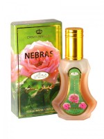 Al-Rehab Eau De Perfume NEBRAS (Арабская парфюмерная вода НЕБРАС, Аль-Рехаб), СПРЕЙ, 35 мл.: У нас Вы можете купить Al-Rehab Eau De Perfume NEBRAS (Арабская парфюмерная вода НЕБРАС, Аль-Рехаб), СПРЕЙ, 35 мл. по низкой цене, с доставкой по всей России. Артикул: 6291110004512 Наличие: Есть в наличии Производитель: Al-Rehab

ОПИСАНИЕ ТОВАРА Композиция арабских масляных духов Небрас (Nebras) представлена: верхние ноты - цитрусовые, средние ноты цветочно-древесные, финальные ноты древесные и амбра. Верхние ноты: яркие цитрусовые аккорды. Ноты сердца: сладковатый жасмин и дерево агар. Заключительные ноты: сандаловое дерево и амбра. Масляные духи Небрас - аромат для настоящих романтиков и удивительных людей. * мы стараемся предоставлять только актуальную информацию о продукции. Но иногда обновления могут появляться с задержкой. Дизайн упаковки может отличаться от представленного на сайте. ** не является лекарственным средством