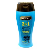2 in 1 Shampoo & Conditioner NOURISHMENT, Hemani (2 в 1 шампунь и кондиционер ПИТАНИЕ, для ежедневного использования, для всех типов волос, Хемани), 200 мл.: 