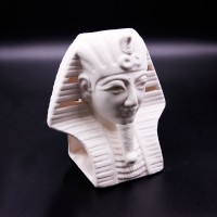 Аромалампа "Фараон белоснежный" (Керамика, нелакированный), 13 см.: 