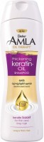 Amla Oil Therapy, Thickening KERATIN+ OIL Shampoo, Dabur (Шампунь КЕРАТИН+ МАСЛО для тонких и ослабленных волос, Дабур), 200 мл.: 