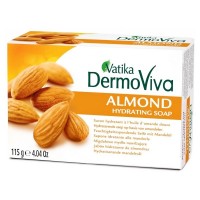 ALMOND Hydrating soap DERMO VIVA Vatika (Увлажняющее мыло с экстрактом Миндаля, Дермо Вива, Ватика), 115 г.: 