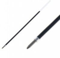 Стержень шариковой ручки: Стержень шариковый, синий, линия 1.0 мм, L-142 мм, на масляной основе, корпус прозрачный