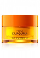 Дневной крем SPF 15 Kurquma: Цвет: https://faberlic.com/index.php?option=com_catalog&view=goods&id=1001334387352&idcategory=1001159186343&Itemid=2075&orderid=1001603492416&lang=ru
Вес: 50 г , Объём: 50 мл. Ученые предполагают: если и существует источник вечной молодости, то это куркума! Средства серии Kurquma на основе комплекса Kurquma Age Removing (патент Faberlic №2571270) буквально стирают признаки старения. Дневной крем Kurquma – настоящий эликсир молодости и красоты, с которым ваша кожа защищена. Стимулирует процессы самоомоложения кожи Борется со свободными радикалами Обеспечивает сияние и ровный тон Предупреждает возрастную пигментацию, превосходя в этом большинство натуральных экстрактов (например, экстракты лимона, петрушки, корня солодки, листьев толокнянки и др.) SPF 15 обеспечивает защиту от излучения спектров UVA, UVB, HEV Липосомальный комплекс Kurquma Age Removing увеличивает проникновение активных молекул в глубокие слои кожи на 100%.          Скачать презентацию о серии&gt;&gt; Декларация о соответствии Срок годности: 18 месяцев с даты изготовления, указанной на упаковке Изготовлено по заказу АО «Фаберлик», Россия, Москва, ул. Никопольская, 4 Страна производства: Россия