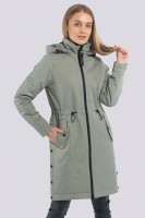 Парка: Цвет: серо-зеленый
Описание: Парка женская демисезонная с капюшоном. Теплая куртка выполнена из плотной ткани. Весенняя куртка имеет отстегивающийся  капюшон, который надежно защитит вас от дождя, ветра и мокрого снега. Удлиненная теплая  курточка на молнии легкая и комфортная. Линию талии можно подчеркнуть с помощью кулиски. Застежка на молнии надежно сохранят тепло. Боковые карманы декорированы клапанами. Универсальная модель для любого типа фигуры. Свободный прямой крой делает фигуру привлекательнее. Утеплитель термофин, плотность 100. Состав ткани: 50% хлопок, 30% вискоза, 20% полиэстер.
Артикул: 479
https://ru.gipnozstyle.ru/?act=viewbig&razdel=19&oid=6412&foto=96687_sm.jpg&aname=a6412&page=0&url=%2F%3Fact%3Dviewrazdel%26razdel%3D19