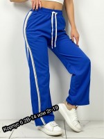 : Цвет: https://vk.com/photo-211100476_457256367
женские  брюки 
 ткань 85 % бамбук
15 % эластая 
 хорошо качество 
 42-44-46-48_50 .