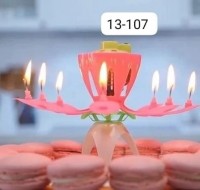 : Цвет: https://vk.com/photo-163984774_457271466
Музыкальная свеча для торта 
 
 Свеча очень проста в использовании. Установите свечку в торт и подожгите фитиль. Сначала вы увидите фонтан искр (он абсолютно безопасен), а через несколько секунд под музыку распустится цветок с огоньками
