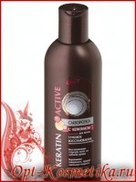 Keratin Active Сыворотка д/волос Глубокое восстанов. 200мл/15 (67135450): http://belita.by/katalog/syvorotki/879.html
Сыворотка специально создана для интенсивного ухода за волосами. Ее уникальная формула глубоко питает и восстанавливает поверхность волос, восполняет утраченный кератин.

Композиция кератина и кондиционеров сканирует каждый волос, сглаживает его неровности, заполняя поврежденные участки, «запечатывает» секущиеся кончики волос.

Легко распределяясь по всей длине волос, сыворотка надежно защищает их при последующей горячей укладке, сохраняет природную красоту и идеальную гладкость.

В результате использования Вы получаете максимально восстановленные волосы, сильные, мягкие, со здоровым блеском и невероятно послушные.

Сыворотка может быть использована для усиления действия маски для волос KeratinActive, либо самостоятельно, как ее замена.

Не требует смывания. Необходимо наносить на влажные вымытые волосы.