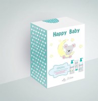 Happy Baby Подарочный набор с первых дней жизни (Шампунь+гель-пена+крем): 