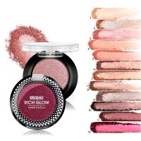 Тени для век LUXVISAGE RICH GLOW: Стойкие перламутровые тени с эффектом металлика превосходно пигментированы и ложатся блестящей шелковистой вуалью. Формула сочетает мягкую текстуру, насыщенный металлический блеск и стойкость. Тени не скатываются и не тускнеют в течение дня. 
Текстура: компактная 
Финиш: сияющий металлический 
Особенности: высокая стойкость, насыщенная пигментация 
Способ применения: равномерно нанесите выбранный оттенок теней. Для яркого металлического эффекта наносите тени влажным способом. 
УКАЖИТЕ ТОН http://opt-kosmetika.ru/dekorativnaja-kosmetika-optom-bitovaja-himija-opt.html?page=shop.product_details&flypage=flypage.tpl&product_id=8974&category_id=135
12 тонов