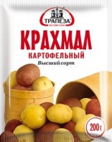 Крахмал картофельный в/с 200г "Трапеза": 