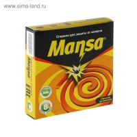 Спирали от комаров Mansa «Цитронелла», 10 шт: 