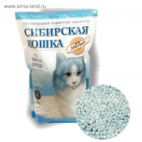 Наполнитель силикагелевый Сибирская кошка "Элитный" для привередливых кошек, 4л: Товар идёт с ожиданием 9 дней