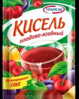 Кисель "Плодово-ягодный" 100г "Трапеза": 