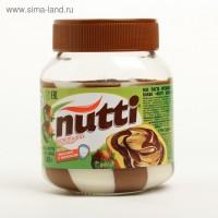 Шоколадно-молочная паста NUTTI 330г/стекло: 