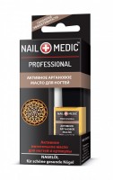 NAIL MEDIC Масло аргановое для ногтей: Активное аргановое масло для ногтей помогает укрепить тонкие, ломкие ногти. Аргановое масло богато природными анти-оксидантами, незаменимыми жирными кислотами, каротиноидами, феруловой кислотой, стеринами, полифенолами, и отличается высоким содержанием витамина Е. Аргановое масло содержит уникальный компонент-сквален, который, предположительно, может защищать от рака кожи. смягчает и питает кожу, заживляет микротравмы после обрезного маникюра,
оказывает антисептическое и успокаивающее действие на ногти и ногтевые валики, предотвращая появление и развитие грибка,
глубоко проникает в ногтевую пластину, наполняя кератином и придавая ей гладкость и сияние, успокаивает чувствительную и раздраженную кутикулу, предохраняет ногтевую пластину и околоногтевую зону от высыхания и трещин. Активное аргановое масло для ногтей помогает укрепить тонкие, ломкие ногти.