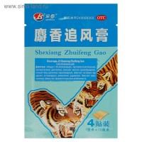 Пластырь TaiYan JS Shexiang Zhuifenggao, обезболивающий, 4 шт: 