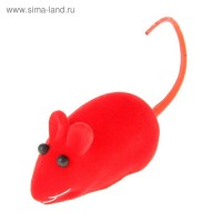 Мышь бархатная, 6 см, микс цветов: 