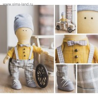 Интерьерная кукла «Шон», набор для шитья, 18 × 22.5 × 2.5 см: 