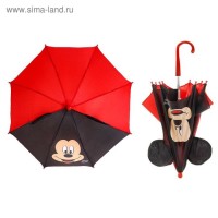 Зонт детский Микки Маус, 8 спиц d=52 см с ушами: 