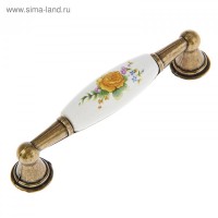 Ручка-скоба 742-96 С506, цвет античная бронза/кремовый: 