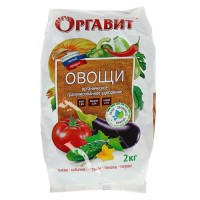 Удобрение "Оргавит", гранулированное, органическое, "Овощи", 2 кг: 