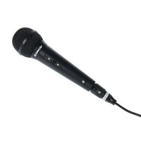 Микрофон караоке DEFENDER MIC-130, кабель 5 м, черный: 