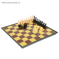 Игра настольная 3 в 1 Chess Set: шашки, шахматы, шахматы-шашки, в коробке: 