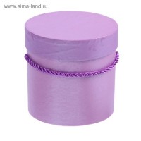 Коробка подарочная, цвет фиолетовый, 12 х 12 х 12 см: 